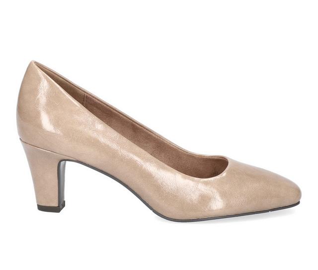 Women's Easy Street Poet Pumps in Natural Crinkle color