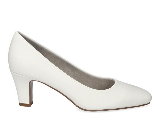 Women's Easy Street Poet Pumps in White color