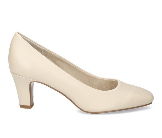 Women's Easy Street Poet Pumps in Bone color