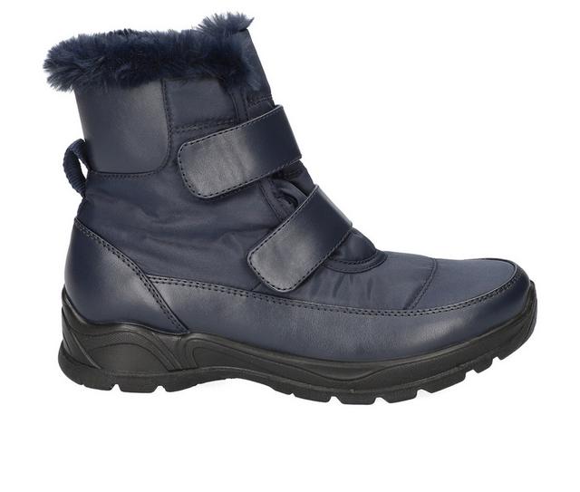 Women's Easy Street Polar Winter Boots in Navy color