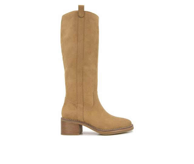 Women's KENSIE Naya Knee High Boots in Sand color