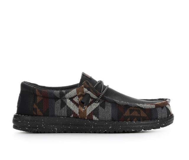 Men's HEYDUDE Wally Walls Banjo Casual Shoes in Multi color