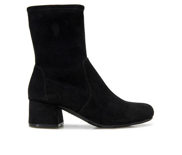 Women's KENSIE Rachel Booties in Black color