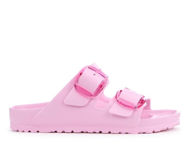 Women's Birkenstock Arizona Eva BB Footbed Sandals in Fondant Pink color