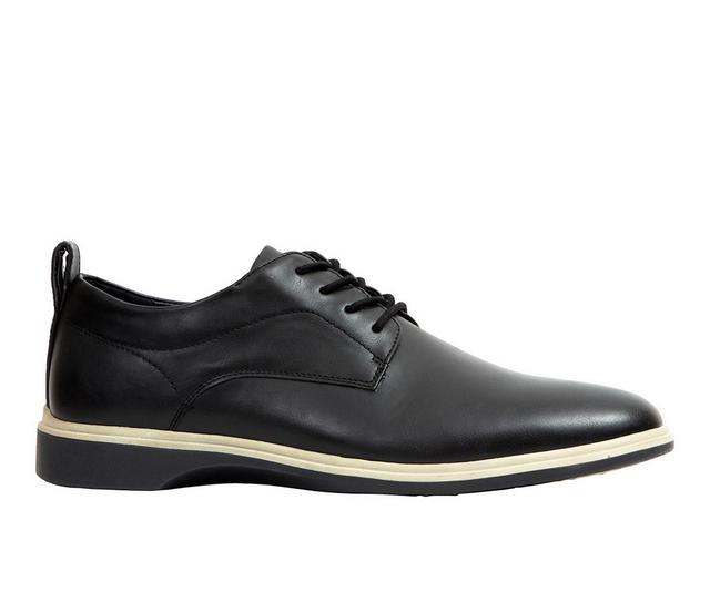 Men's Deer Stags Lisbon Oxfords in Black/Grey color