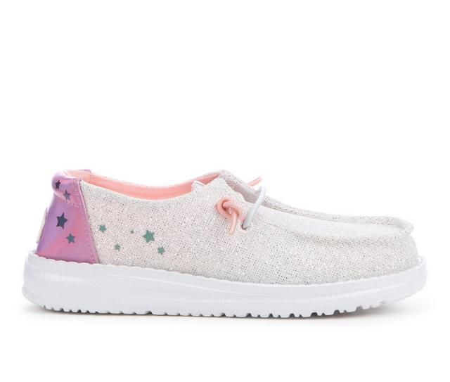 Girls' HEYDUDE Little Kid & Big Kid Iridescent Star in Silver color
