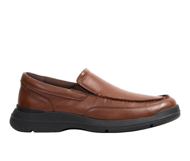 Men's Deer Stags Spartan Loafers in Dark Brown color