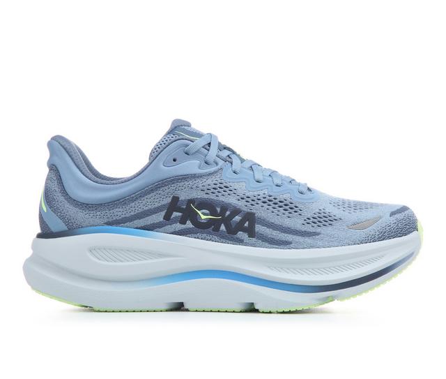 Men's Hoka Bondi 9 Running Shoes in Dwnpr/Thndr color