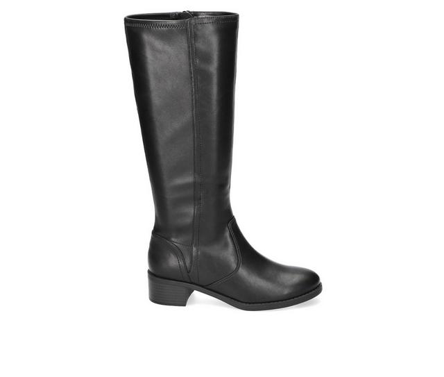 Women's Easy Street Tucker Plus Knee High Boots in Black color