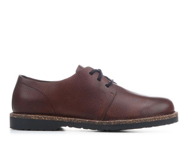 Men's Birkenstock Uppsala Low Oxfords in Chocolate color