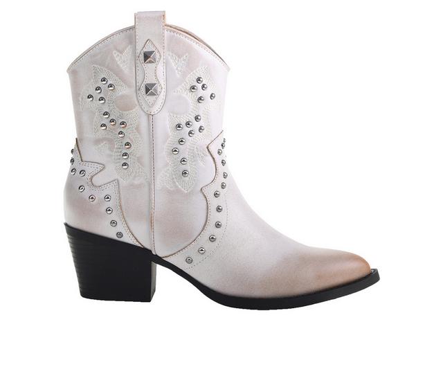 Women's Dirty Laundry Nowhere Western Boots in White color