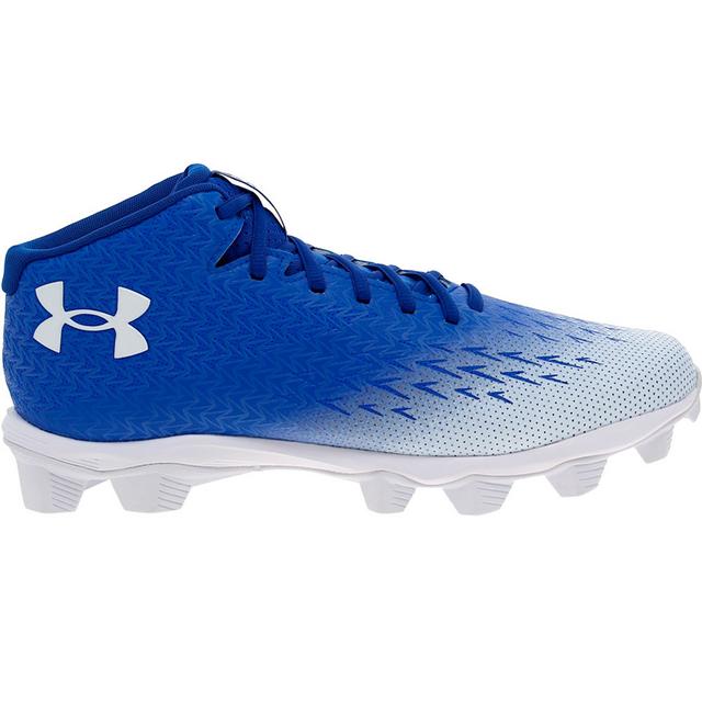 Under Armour Spotlight FR Cleats in Royal/White color