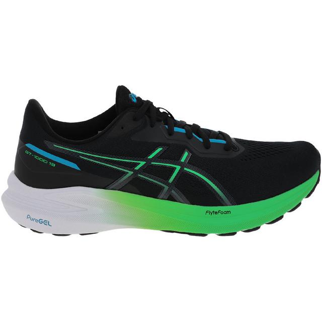 Men's ASICS GT 1000 13 Running Shoes in Black color