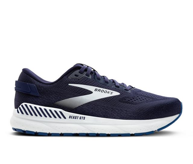 Men's Brooks BEAST GTS 24 Running Shoes in Peacoat Navy color