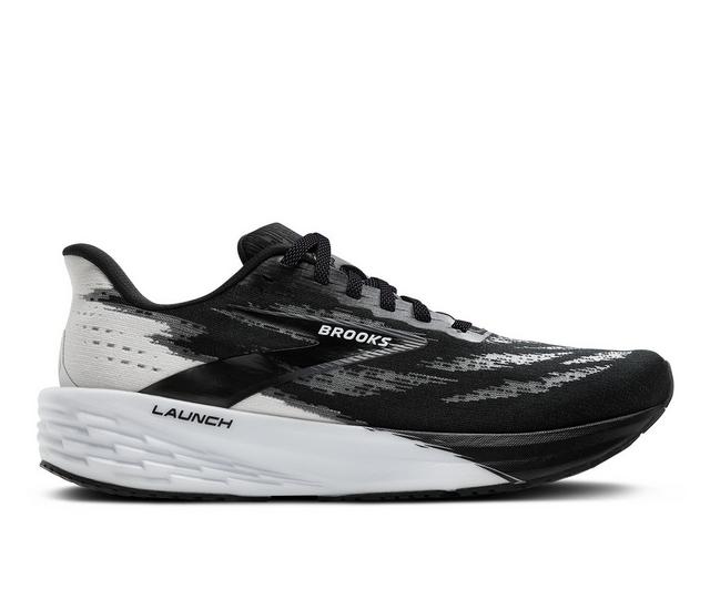 Men's Brooks Launch 11 Running Shoes in BLACK EBONY color