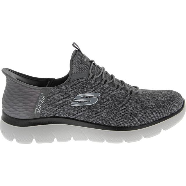 Skechers Summits Key Slip In Walking Shoes in Charcoal color