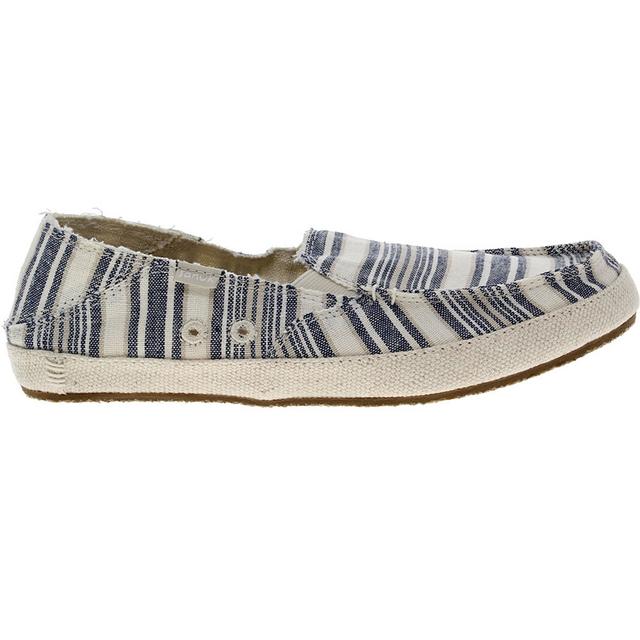 Sanuk TWINNY ST LINEN STRI Sneakers in Blue color