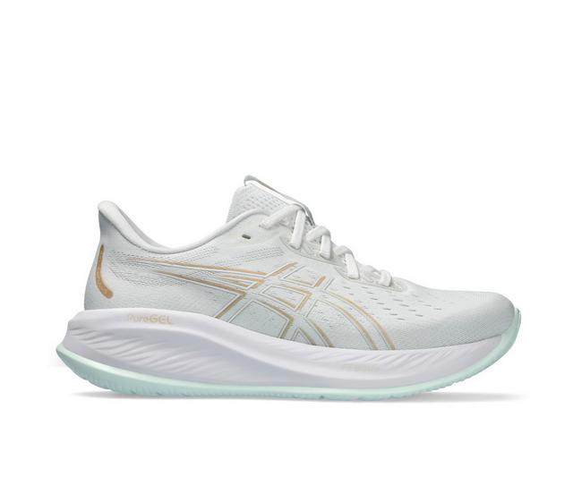 ASICS Gel Cumulus 26 Wmns Running Shoes in WHITE color