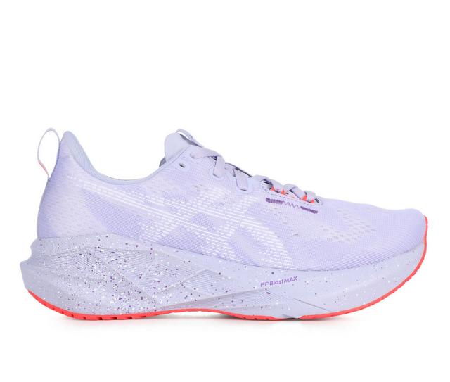 Women's ASICS Novablast 5-W Running Shoes in Edo Purple color