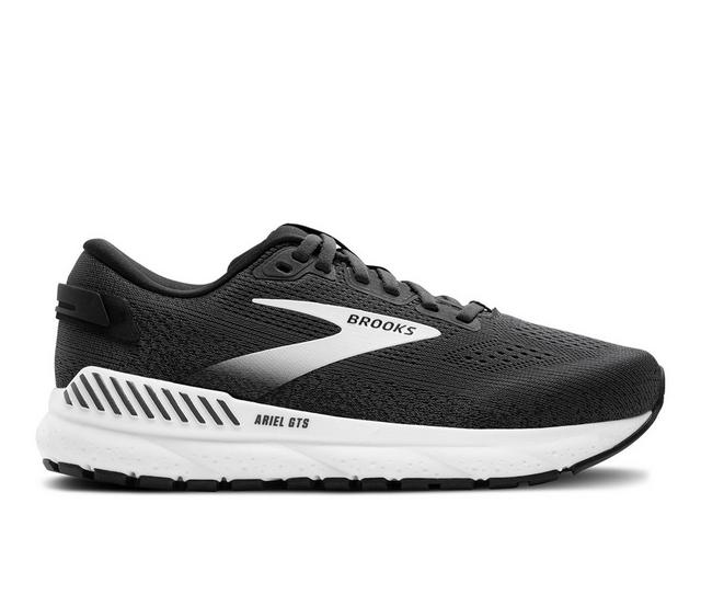 Women's Brooks Ariel GTS 24 Running Shoes in Ebony color