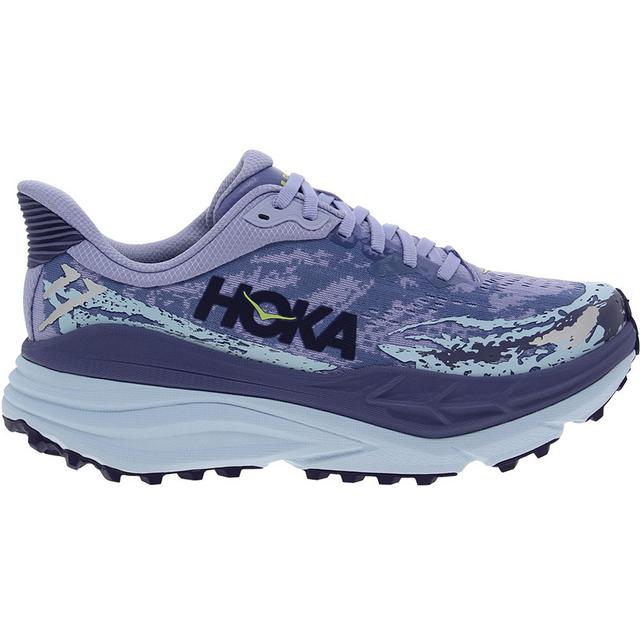 Women's Hoka Stinson ATR 7 Trail Running Shoes in Blue color