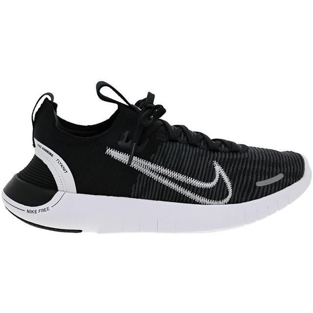 Nike FREE RUN FLYKNIT NN Running Shoes in Blk/Blk/Gr color