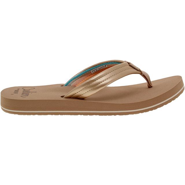 Reef Cushion Breez CJ43867 Flip-Flops in Gold color