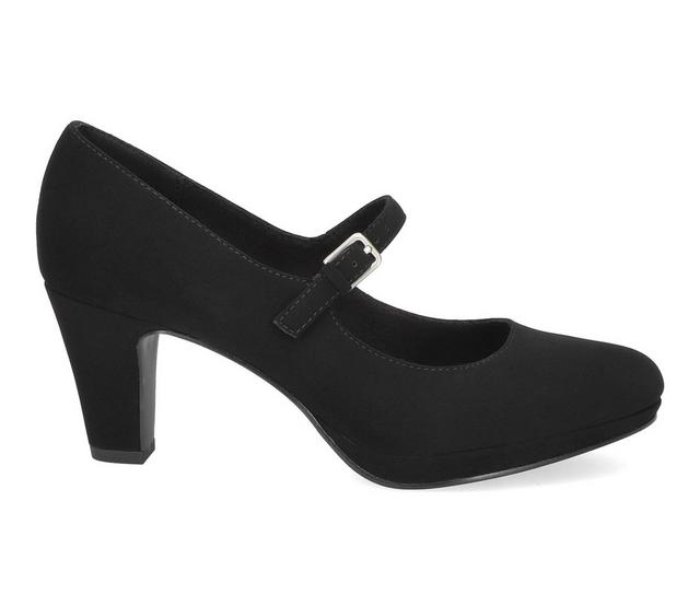 Women's Easy Street Zest Mary Jane Pumps in Black Lamy color