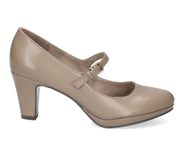 Women's Easy Street Zest Mary Jane Pumps in Taupe color