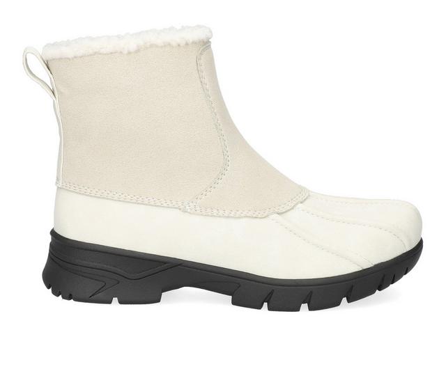 Women's Easy Works by Easy Street Yuka Waterproof Slip Resistant Boot in Winter White color