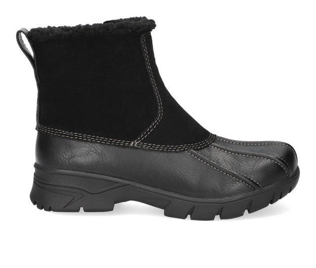 Women's Easy Works by Easy Street Yuka Waterproof Slip Resistant Boot in Black color