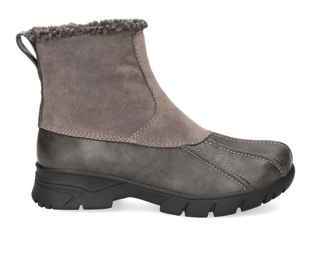 Women's Easy Works by Easy Street Yuka Waterproof Slip Resistant Boot in Grey color