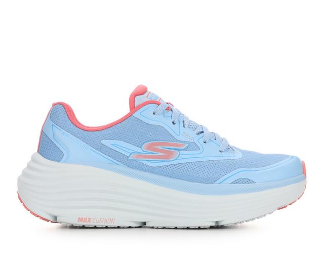 Women's Skechers Go 129472 Max Cushion Running Shoes in Blue/Coral color