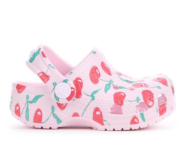 Girls' Crocs Infant Littles Classic Clogs in Pink Milk color