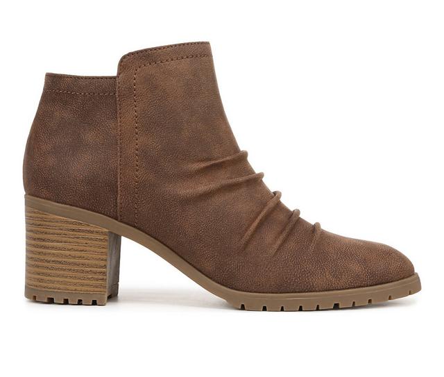 Women's LifeStride Maeve Booties in Brown color