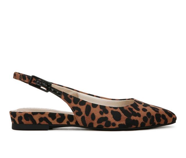 Women's LifeStride Percy Slingback Flats in Brown multi color