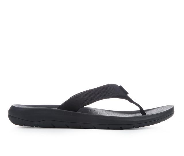 Men's Teva Hurricane Flip Flip-Flops in Black color