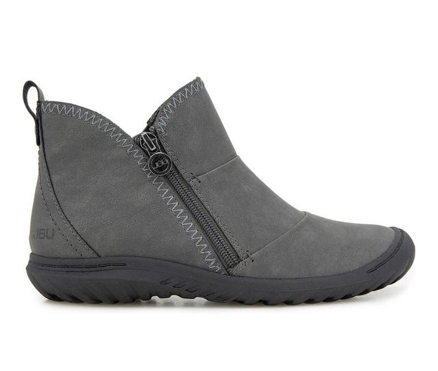 Women's JBU Piper Water Resistant Booties in Charcoal color