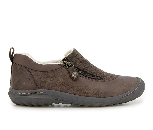 Women's JBU Elodie Casual Shoes in Brown color