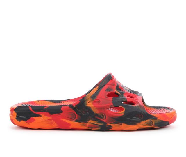 Kids' Cali Gear Little Kid & Big Kid Thermo Slide Sandals in Red/Black color