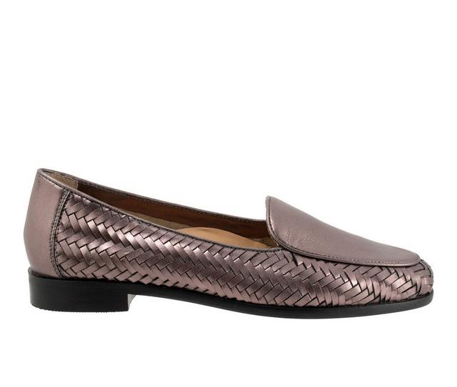 Women's Trotters Lyric Loafers in Rose Pewter color