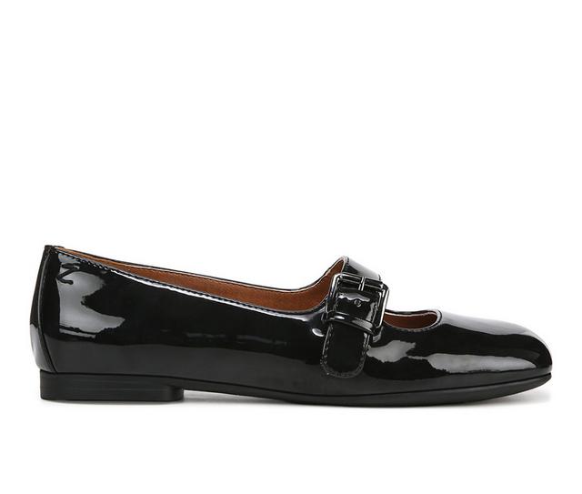 Women's Zodiac Indira Mary Jane Flats in Black Patent color