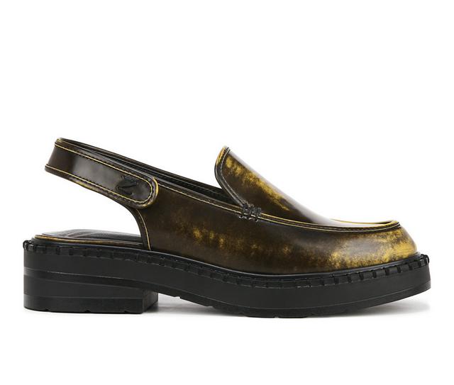 Women's Zodiac Odette Slingback Loafers in Yellow Black color