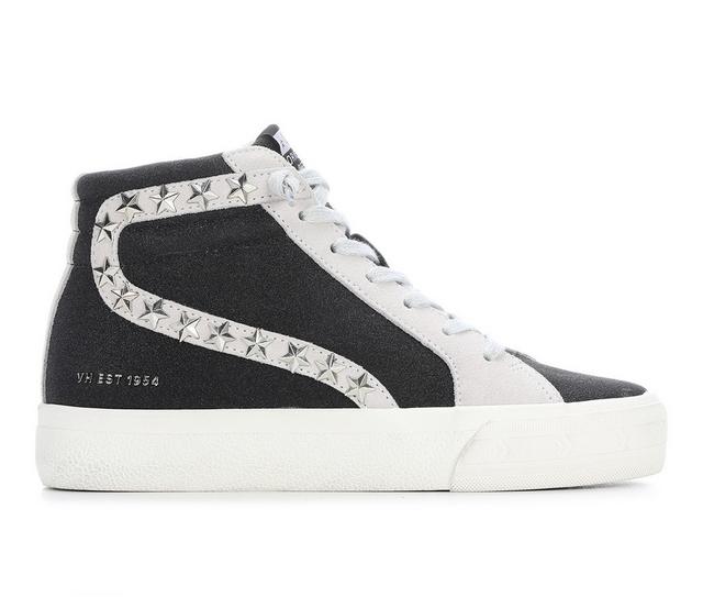 Women's VINTAGE HAVANA Dormy High-Top Sneakers in Black Matte color