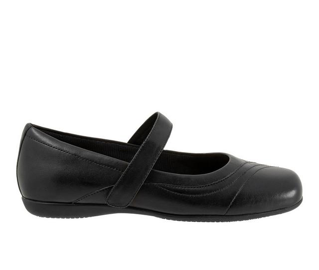 Women's Trotters Sherese Mary Jane Flats in Black color