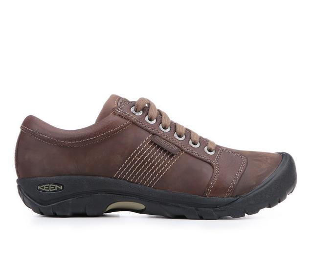 Men's Keen Outdoor Austin Sneakers in Chocolate Brown color