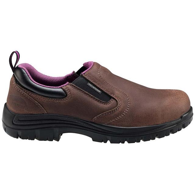 Avenger Work Boots 7165 Slip CT H20 Work Shoes in Brown color