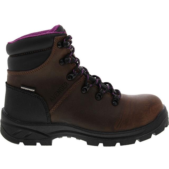 Avenger Work Boots Builder WMNS 8125 Work Shoes in Brown color