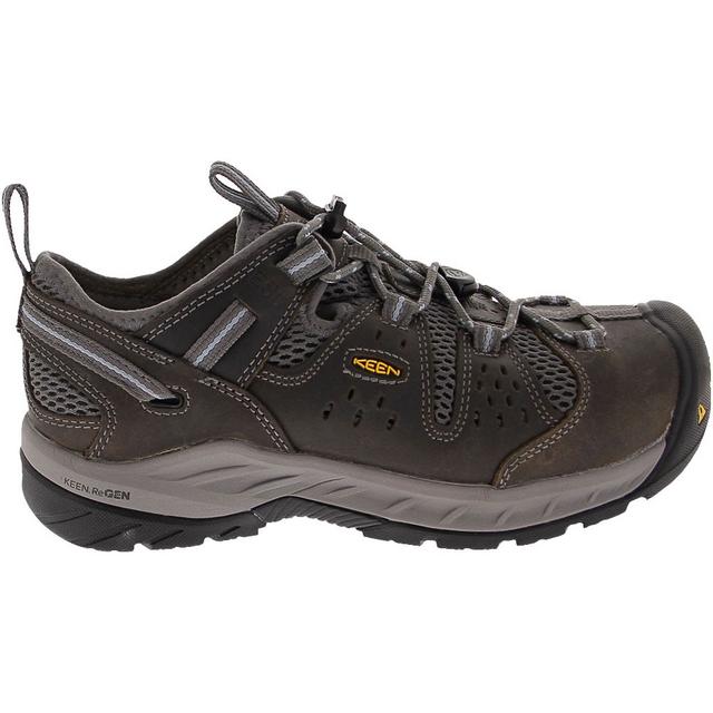 KEEN Utility KU Atlanta Cool 2 Womens Work Shoes in GREY color