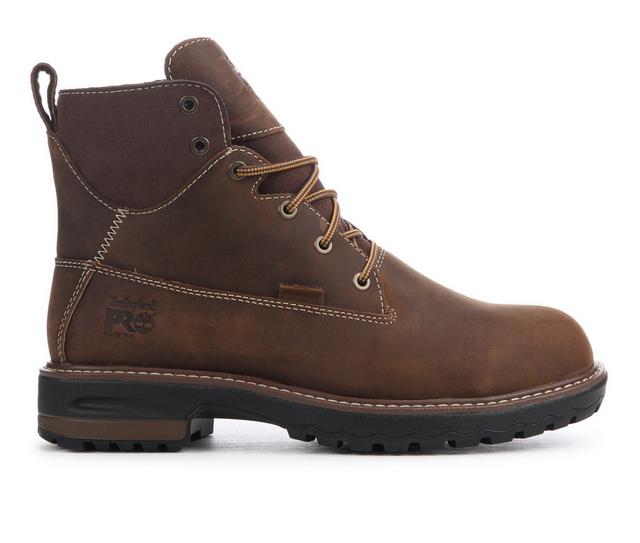 Men's Timberland Pro TP Hightower 6in H20 Work Shoes in Brown color